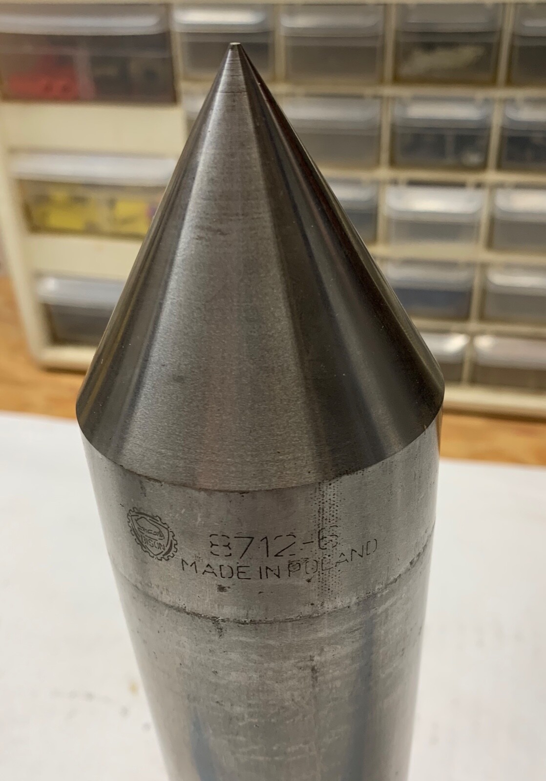 Bison Full Dead Center For Large Lathes #6MT – No. 8712-6 – Case – NICE