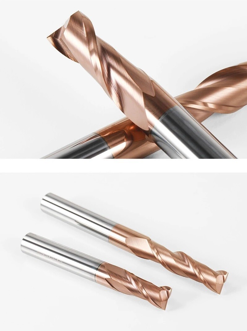 Carbide End Mill Alloy Coating Tungsten Steel Cutting Tool CNC Maching HRC55 Kit