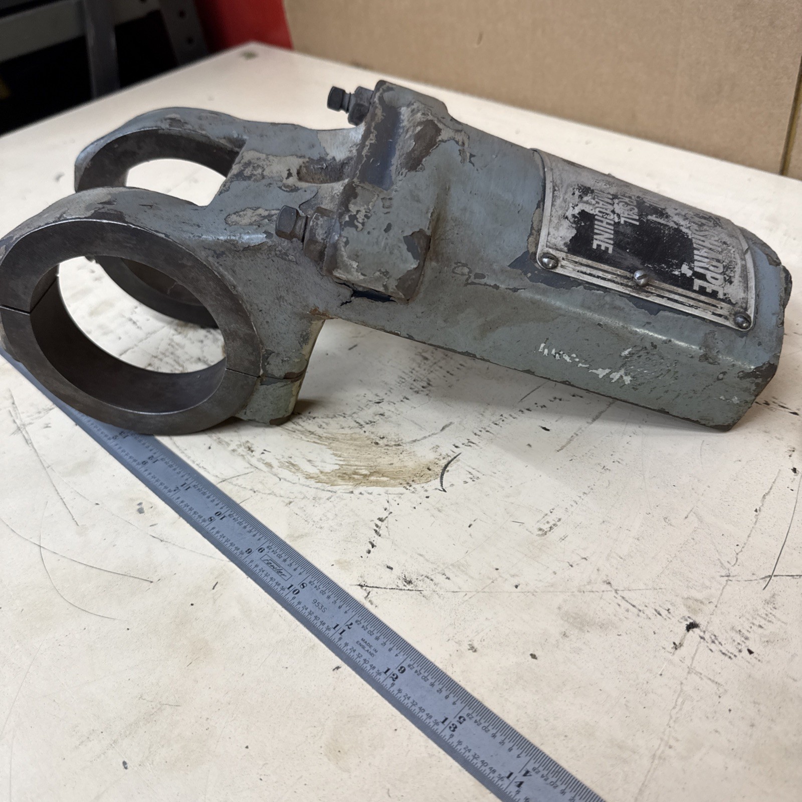 Rare Brown & Sharpe 1 Universal Grinding Machine Attachment 3-1/8” Spindle Stock