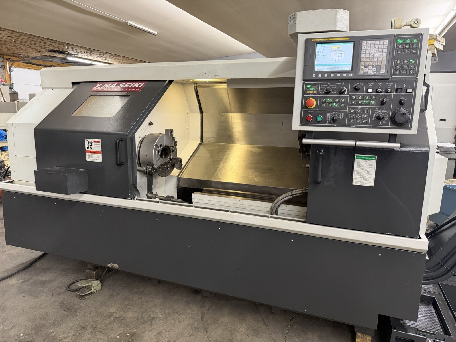 2012 Yama Seiki GA-3600LM CNC Lathe- Video link in the description