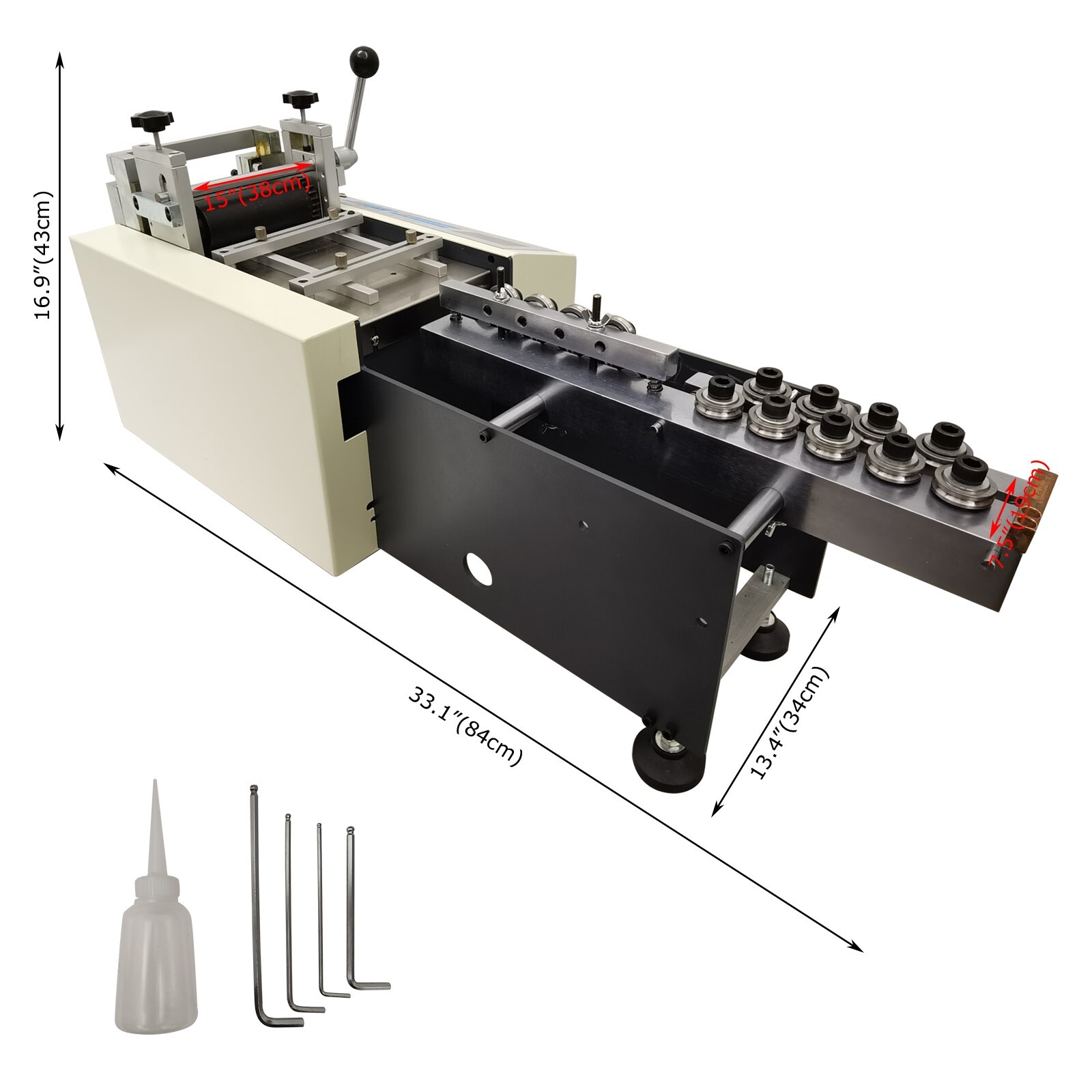 Automatic Steel Wire Metal Wire Straightening and Cutting Machine 2in1 AC220V