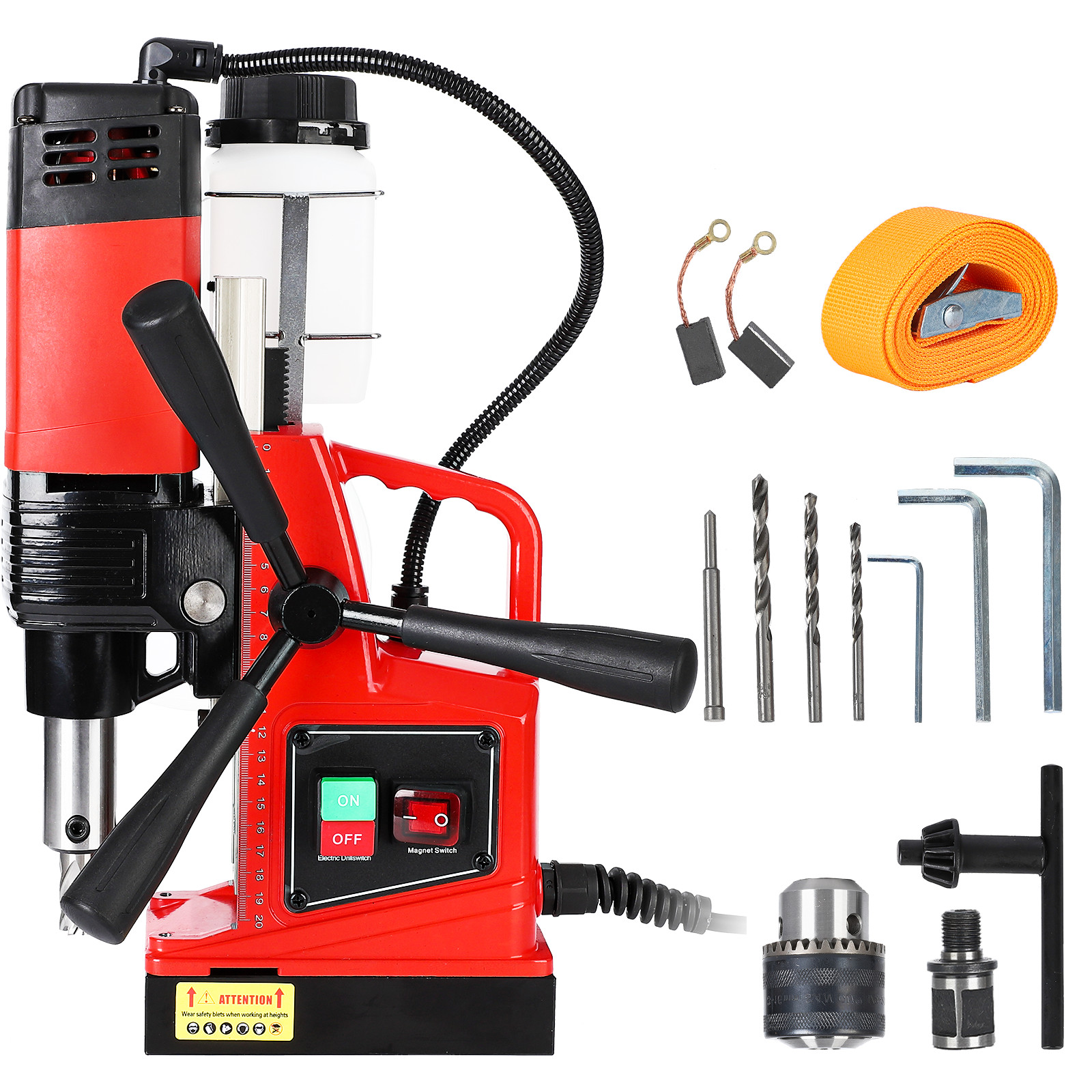 1.6″ Boring Magnetic Drill Press 1300W 2922lbf 13000N Drilling Machine 110V