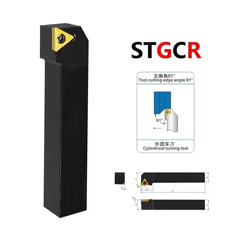 STECR STGCR STWCR 1212 1616 External Turning Tool CNC Lathe Bar Holder Inserts
