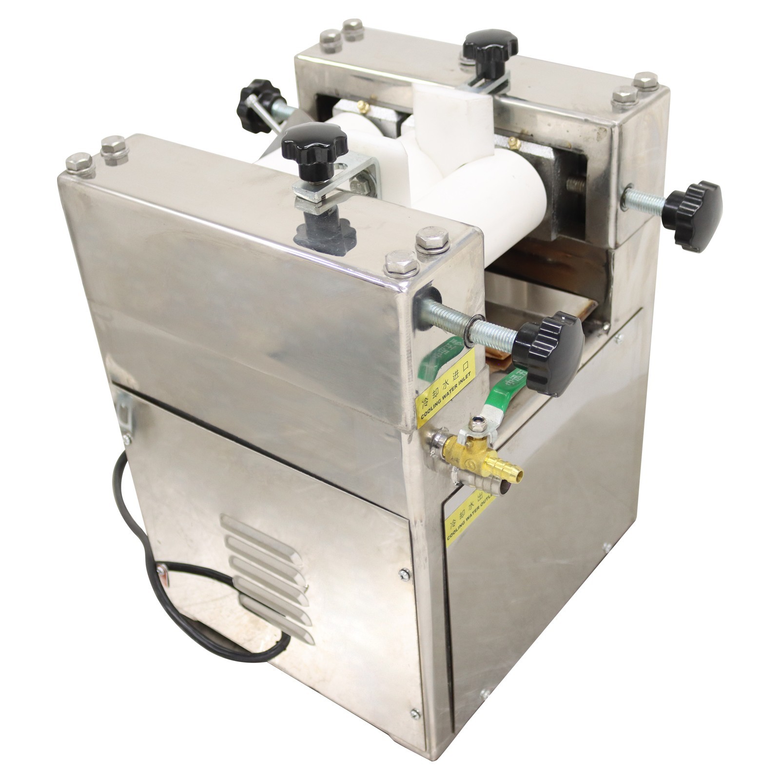 750W 110V Lab/Industrial Triple Roll Mill Grinder with 3 Zirconia Ceramic Rolls