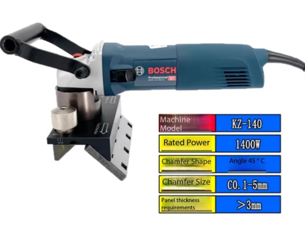Portable Electric Chamfering Machine 1400W Chamfering Device Deburring