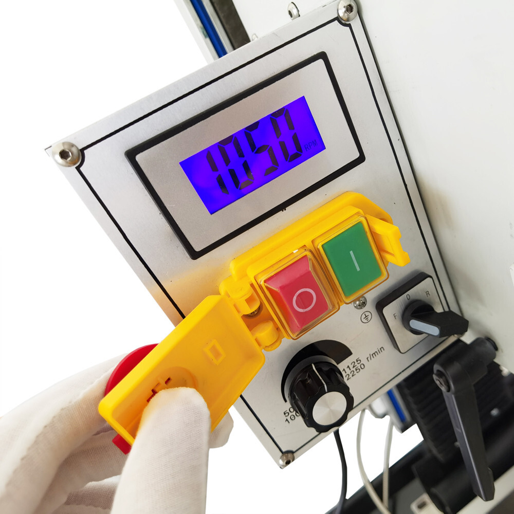 RCOG-28V Miniature Drilling and Milling Lathe Taper R8 110V 60Hz Brushless Motor