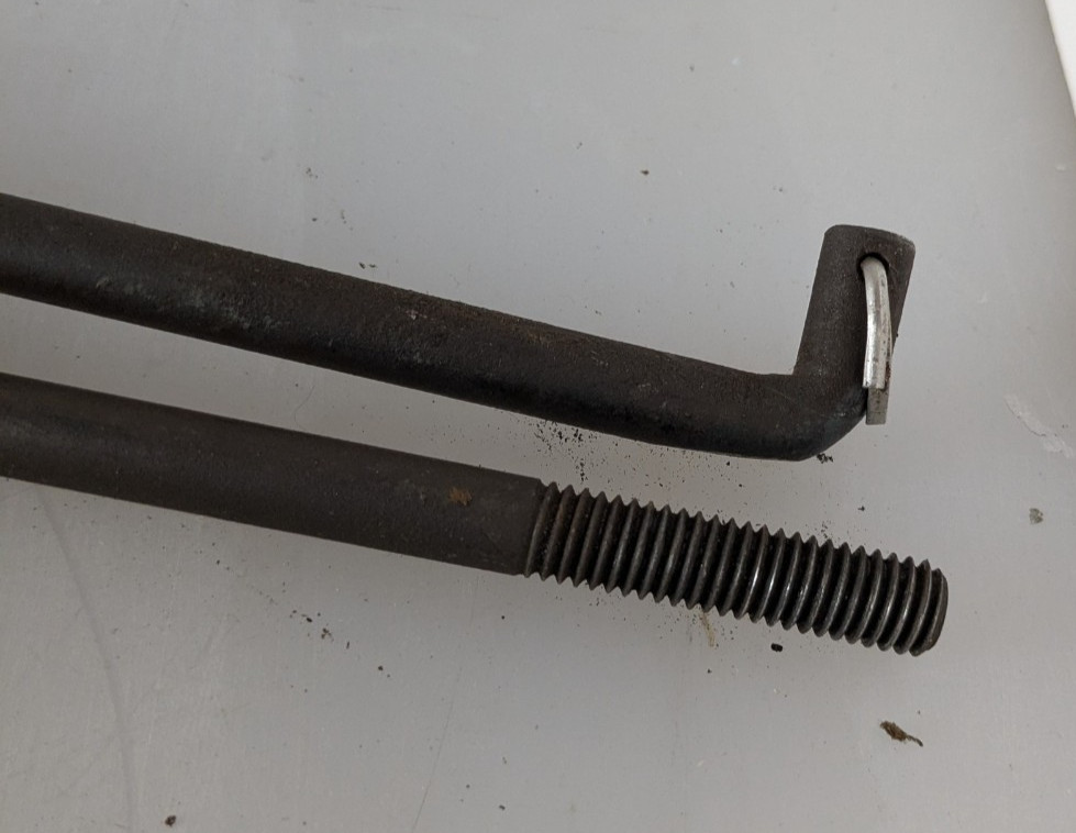 9″ inch South Bend Belt Tensioning Lever and Turnbuckle for Horizontal Drive