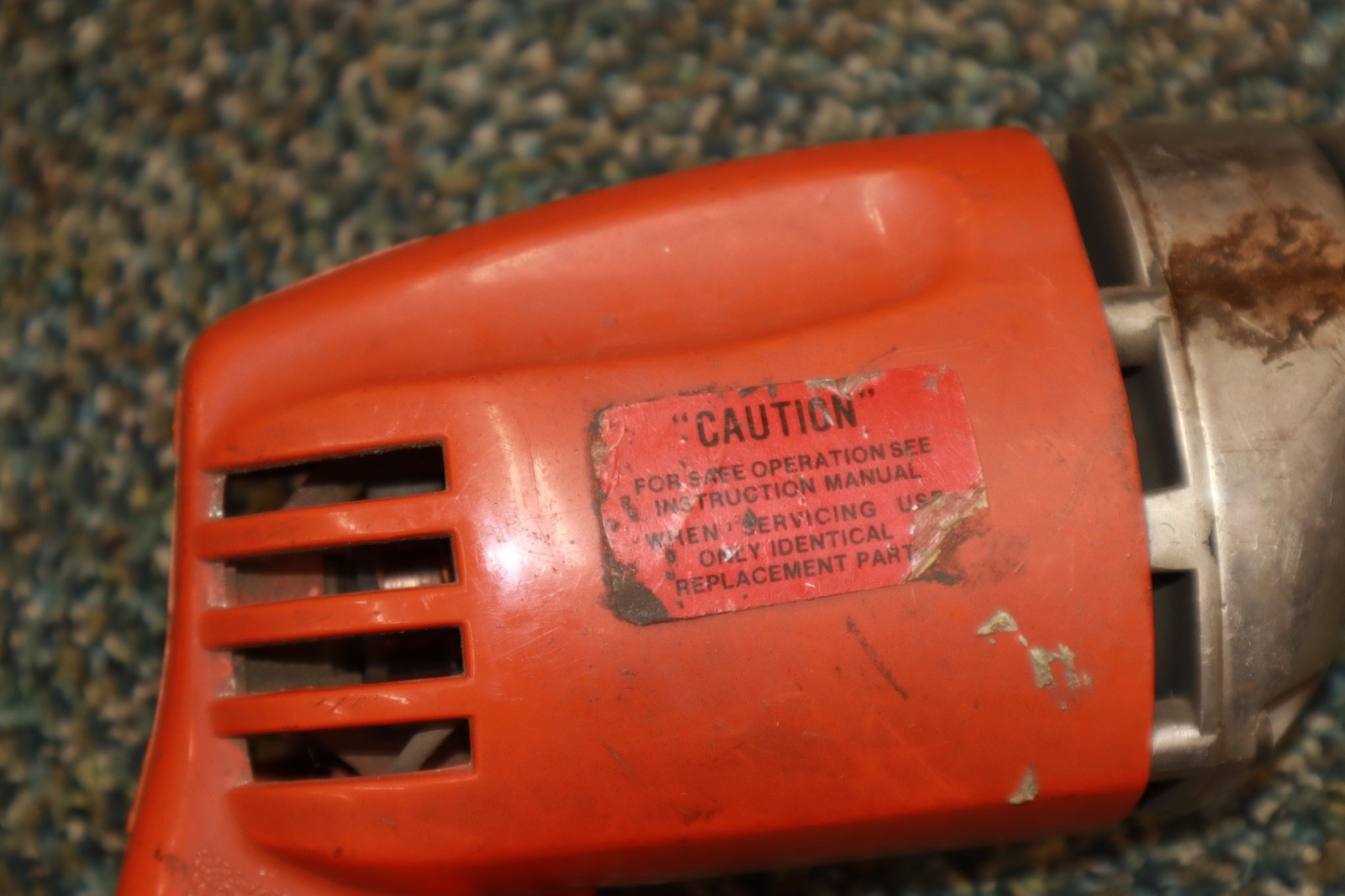 Vintage Used Ram # R-100 Heavy Duty Sheet Metal Shear Corded Tool