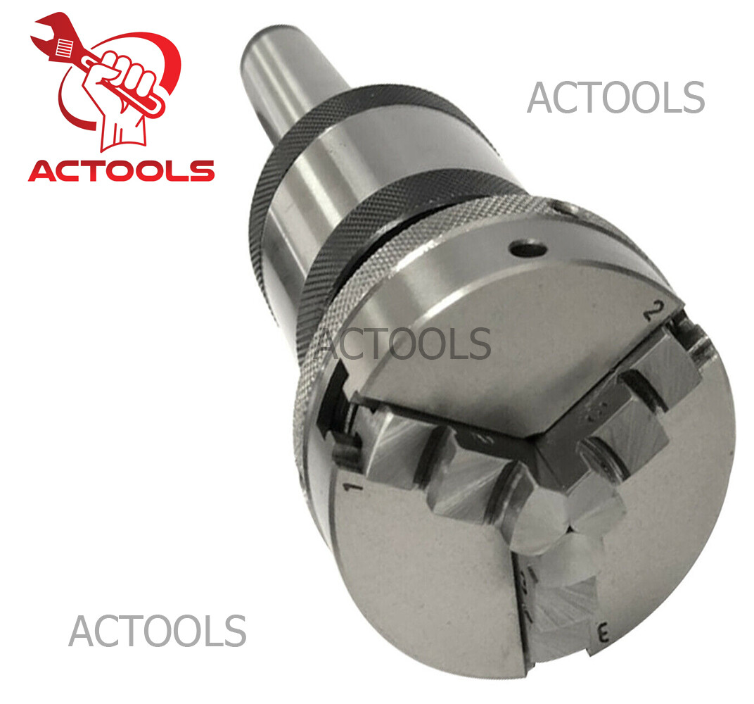 Self Centering Baby Lathe Chuck MT2 Revolving Center 2MT Shank 3 Jaw 2-1/2″ 65mm