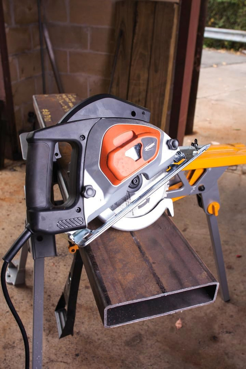 Slugger 7-1/4″ Metal Cutting Saw with Laser Guide for Precision Cuts