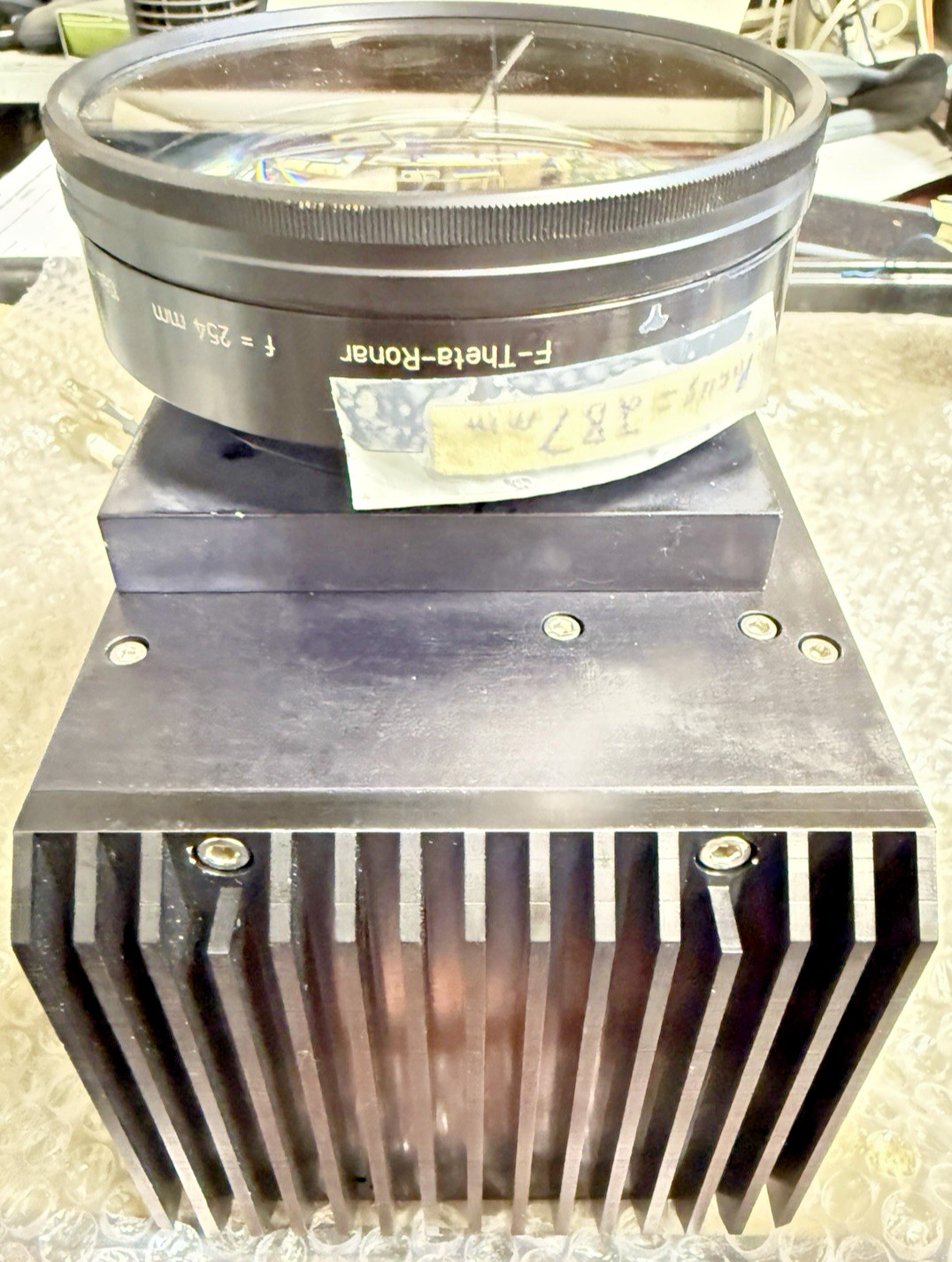 Came out of a Control Laser w/ Linos F-Theta-Ronar f=254 mm 1064nm Tested