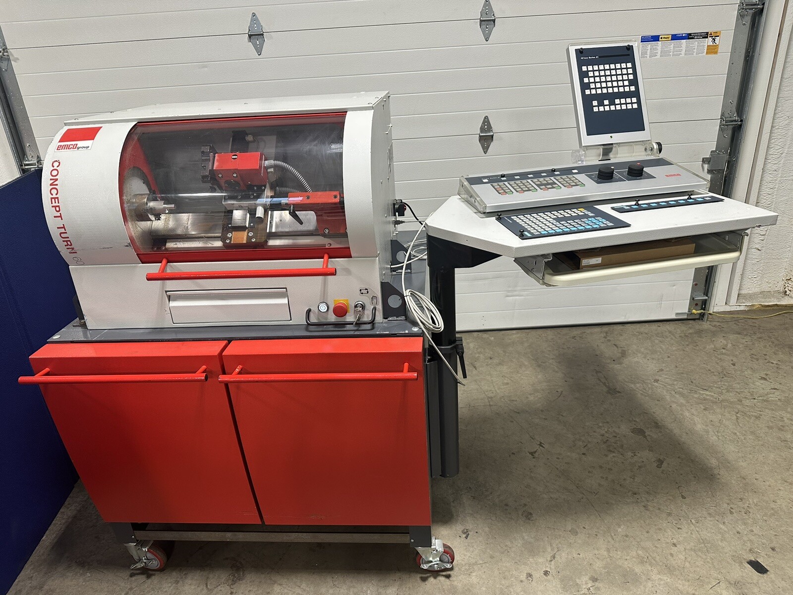 Emco Concept Turn 60 CNC Lathe w/ GE Fanuc Series 21 & Siemens Sinumerik Operate