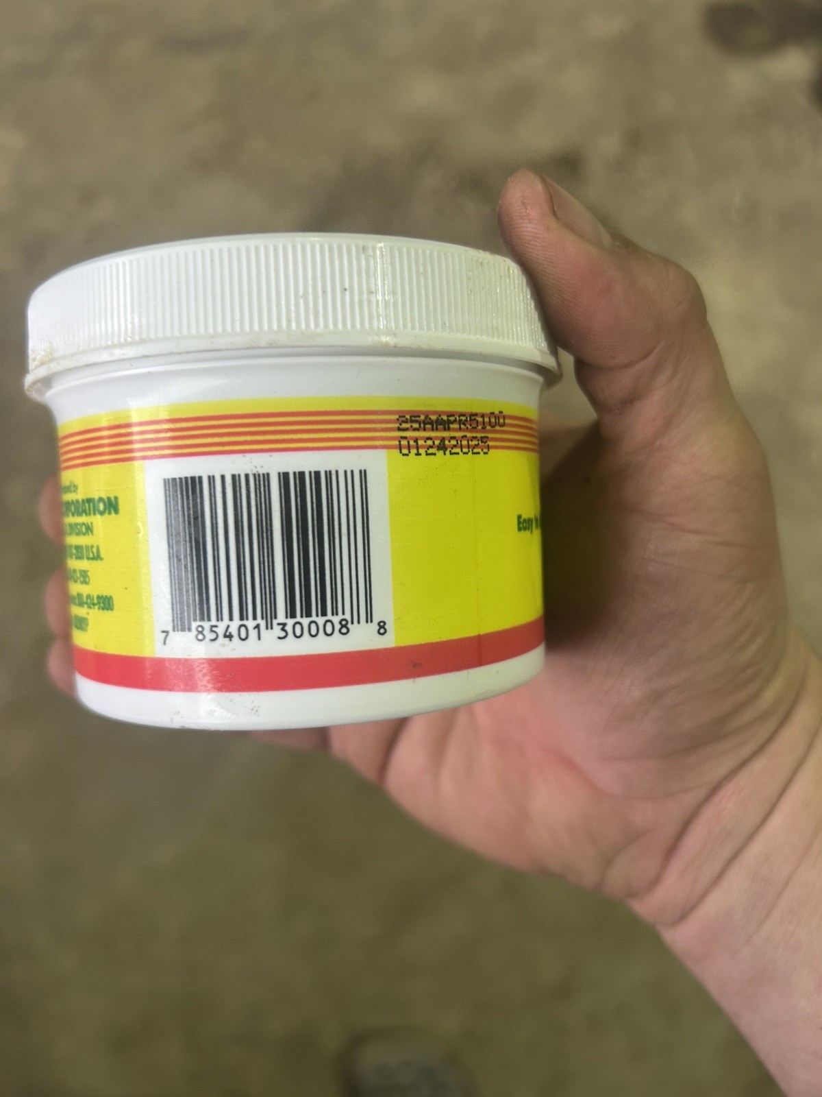 Relton 08Z-NRT 8 oz. Jar Rapid Tap All-Metal Cutting and Drilling Paste