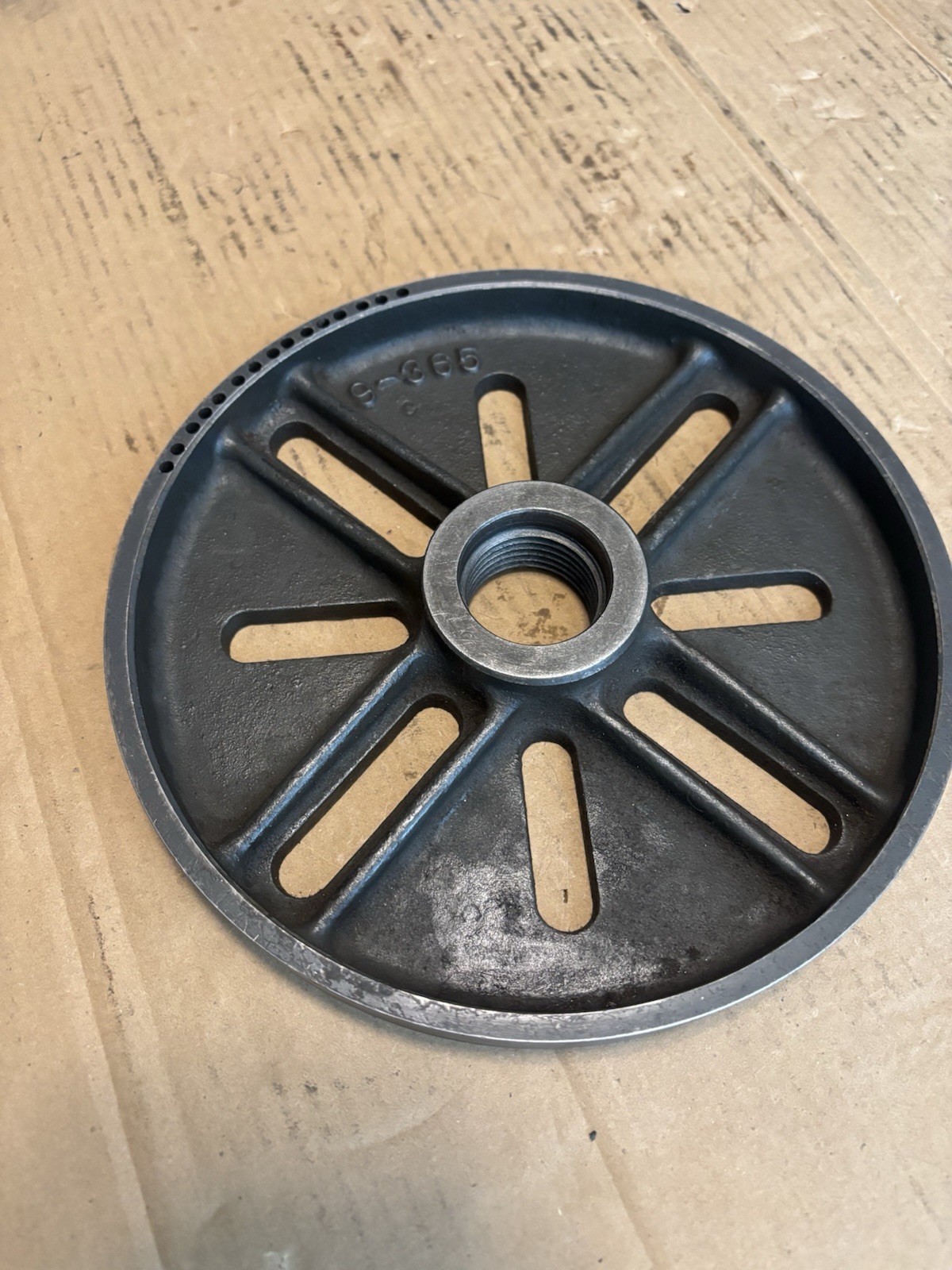 8 1/2” South Bend 9/10K Slotted Faceplate, Lathe, South Bend 9″,