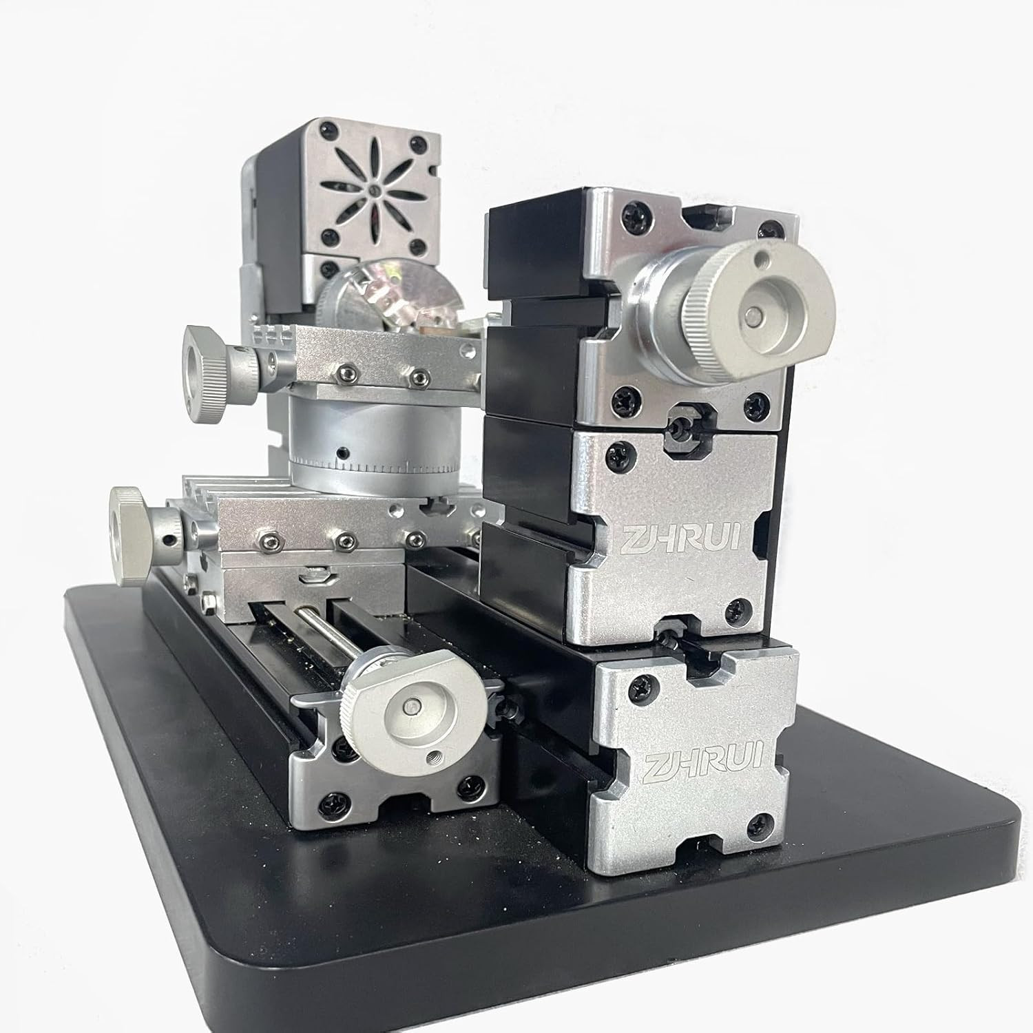 High Power 60W Powerful Mini Metal DIY 4-Axis Rotating Lathe Lathes Machine Tool