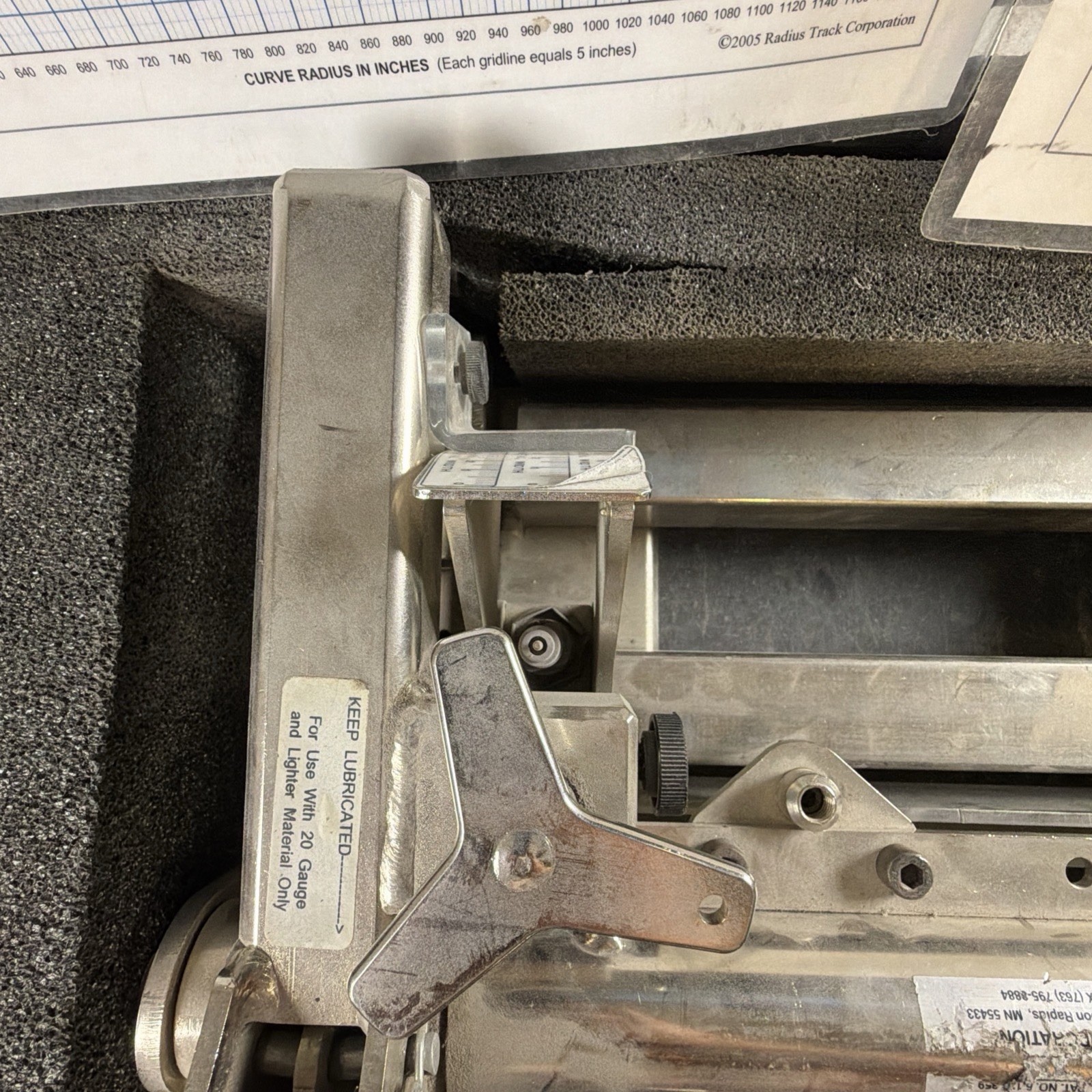 Townsend D150 Radius Track Bender