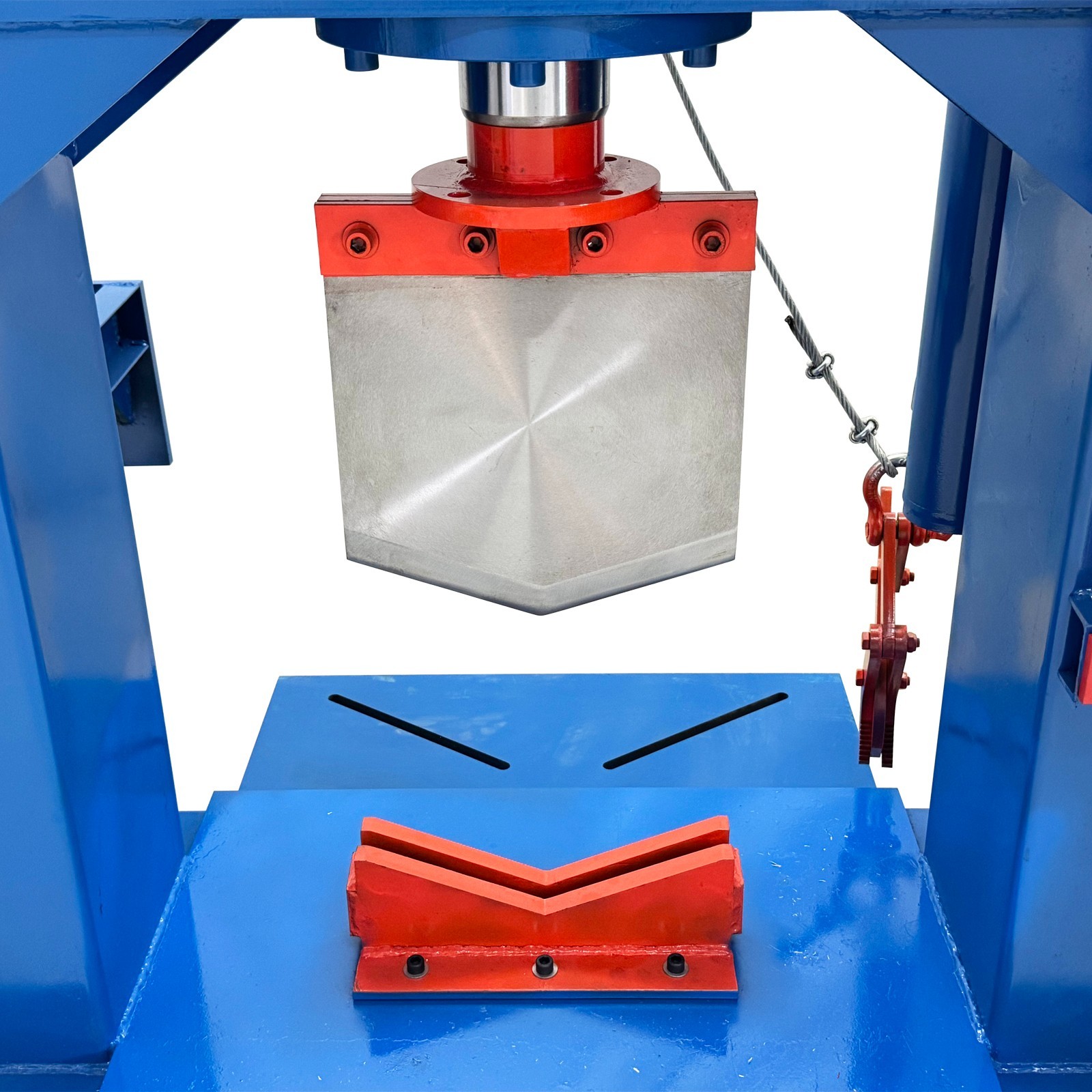 220V 3PH 5-in-1 60 Ton Hydraulic Copper Extractor Motor Stator Recycling Machine