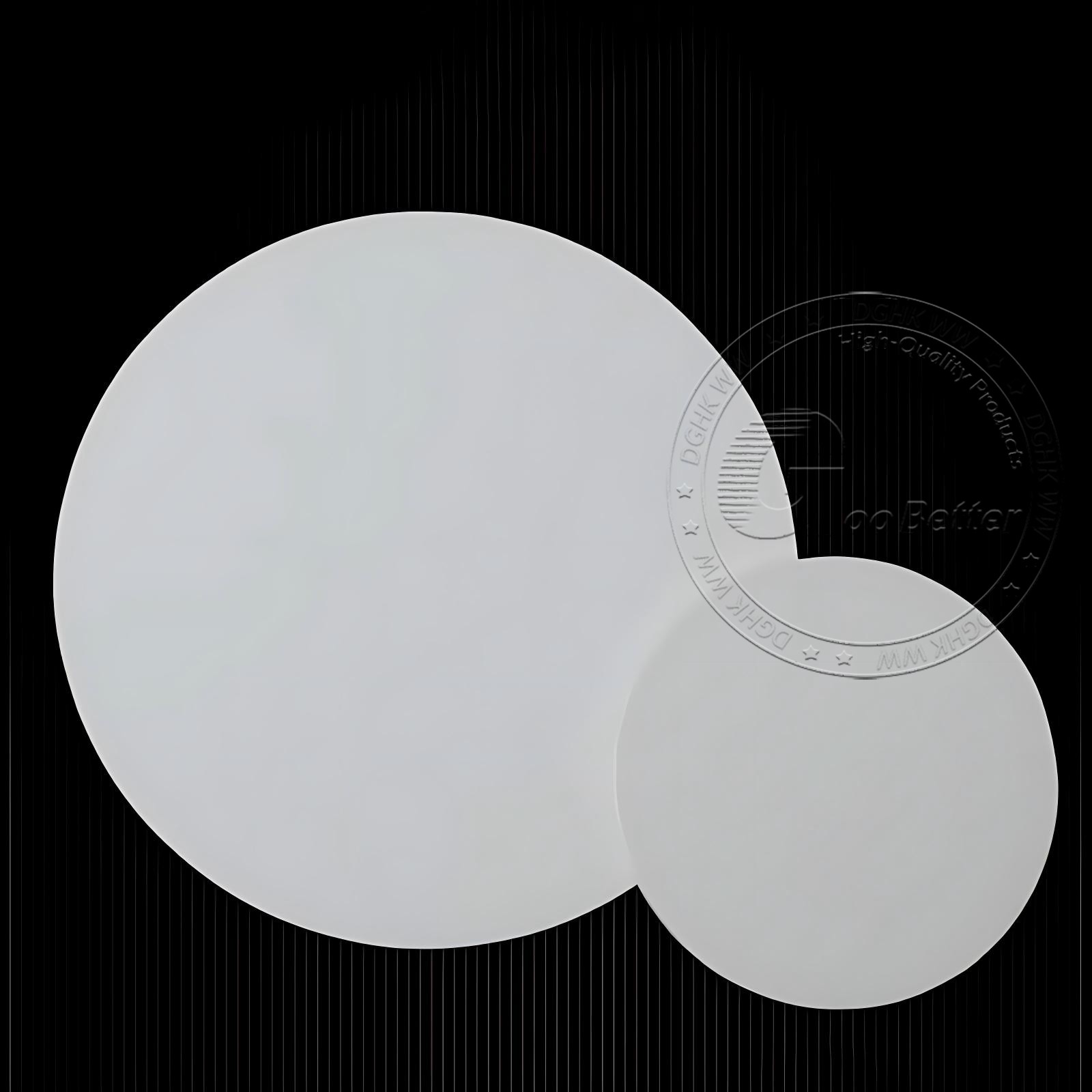 White PVC Plastic Round Discs Diameter 20-400mm Thickness 3-30mm Rigid PVC Sheet