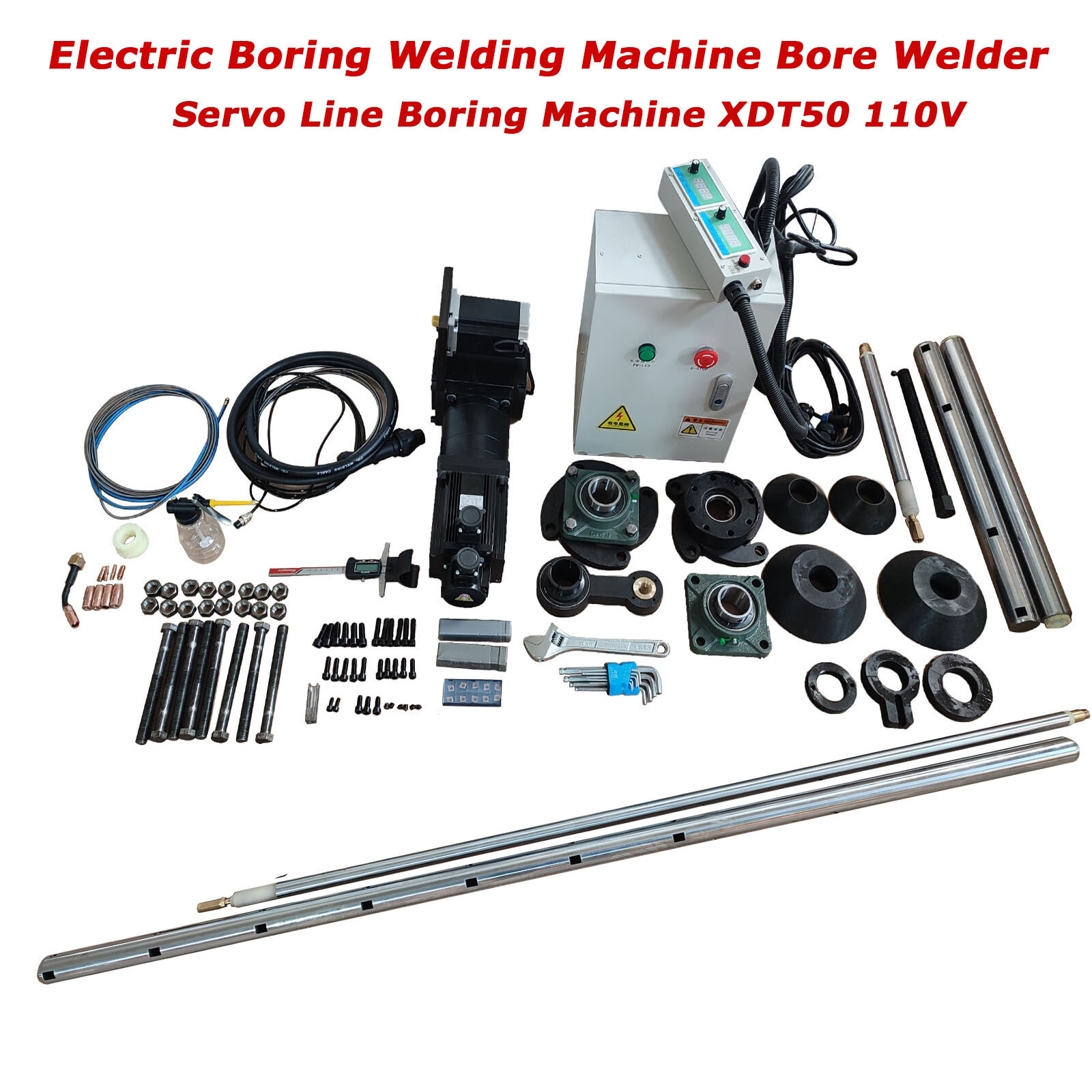 110VElectric Boring Welding Machine XDT50 Servo Motor Line Boring Welder Machine