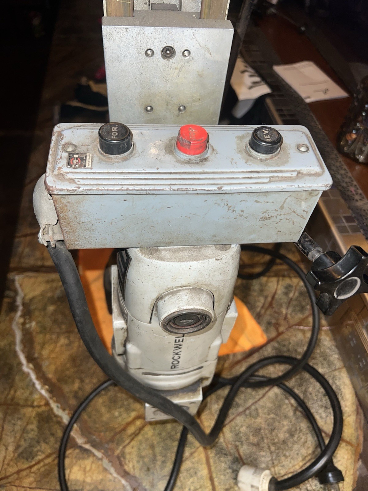 BUX Magnetic Mag Base Drill Press NL2RP Rockwell 77750 3/4” Chuck 12amp 3/4 HP