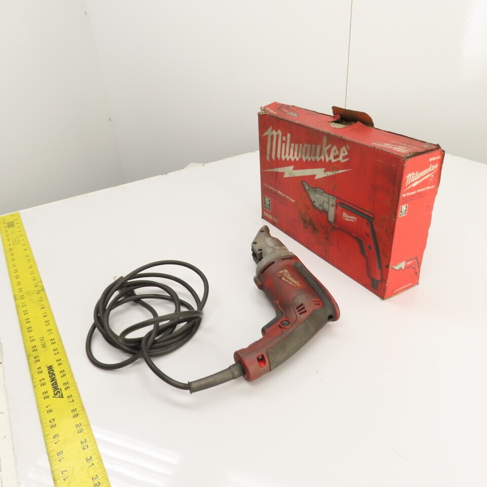 Milwaukee 6852-20 18 GA Corded Metal Shear 120V 0-2850SPM Tested