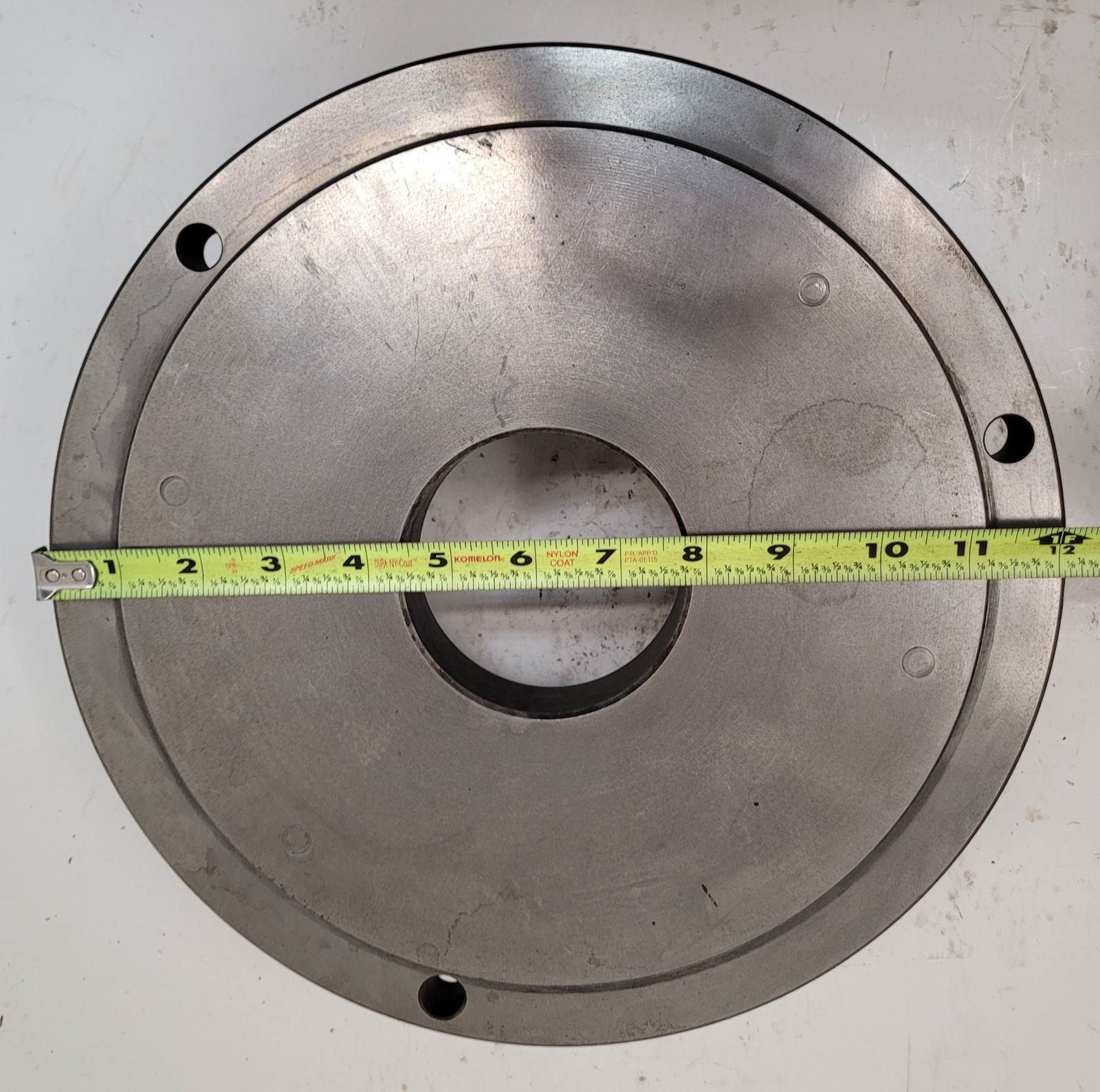 Buck Chuck D1-8 Lathe Chuck Mount Adaptor – 12in Diameter