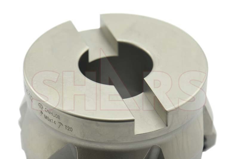 Shars 4″ 45° Indexable Face Mill ONHU 16 Cutting Edge Insert + Certificate R[