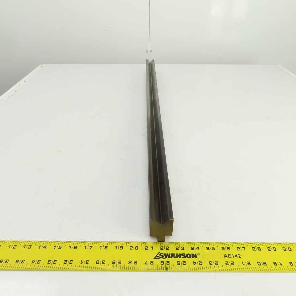 36-3/4″ Press Brake Forming 90° V Angle Die Block 1/2″ Tang 1-5/8″H 1-1/2″ Thic