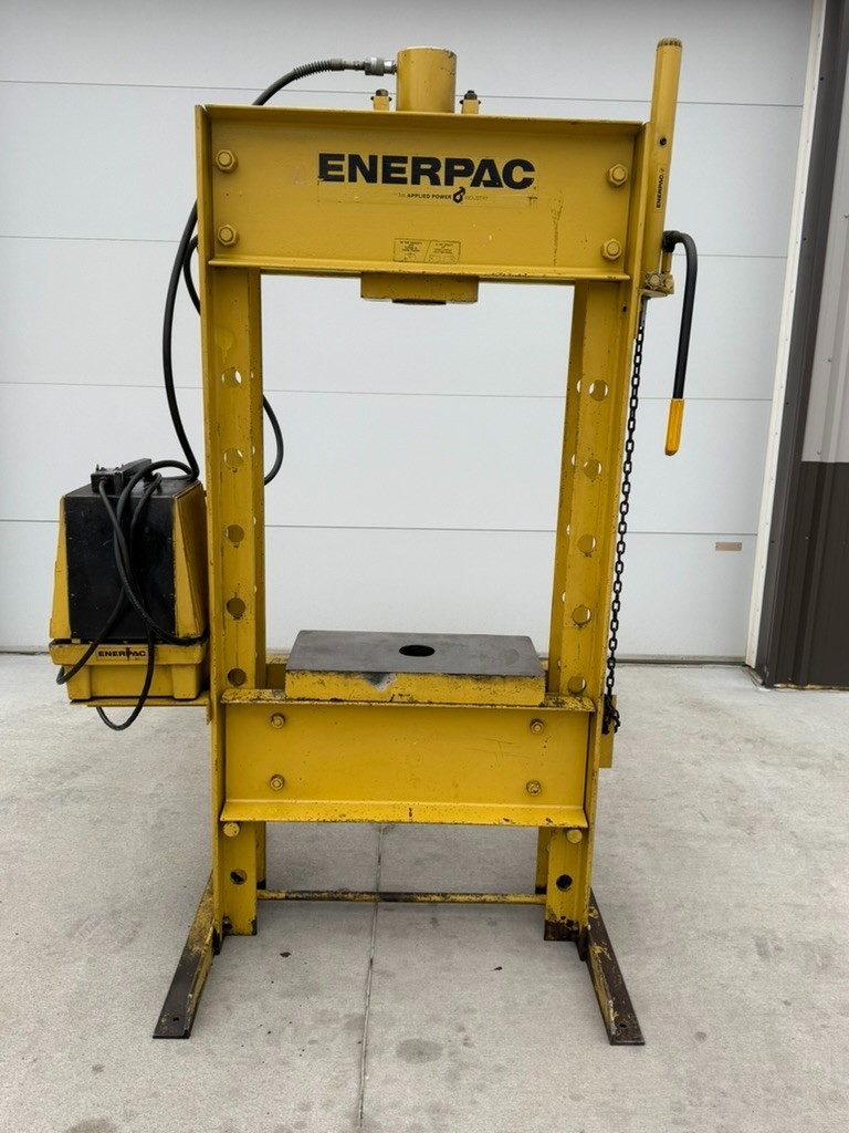 50 Ton 13″ Stroke Enerpac H-FRAME Electric HYDRAULIC PRESS 120V Single Phase