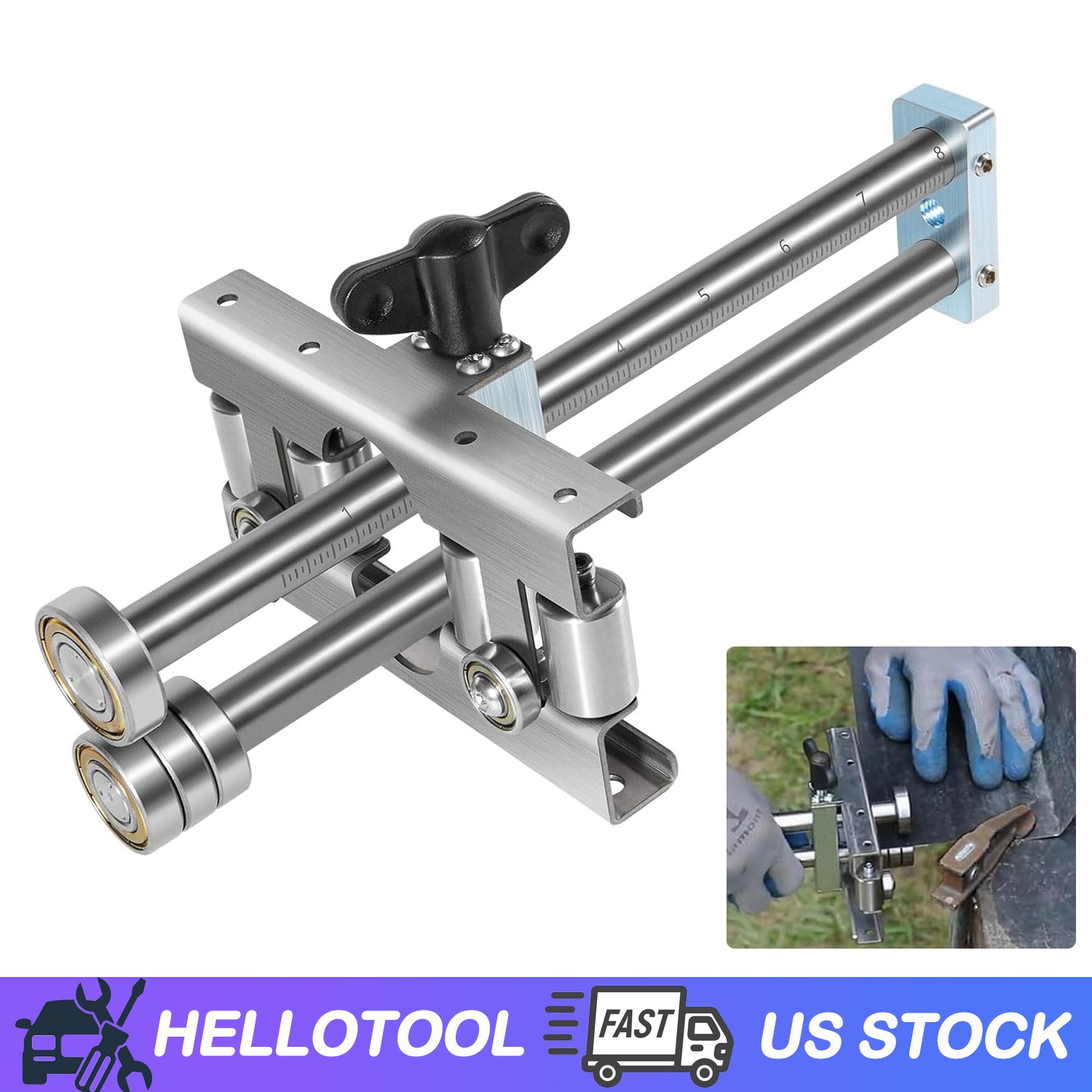 2204 Uni Bender Sheet Metal Bending Tool, Adjustable Bend Height From 3/8″ to 8″