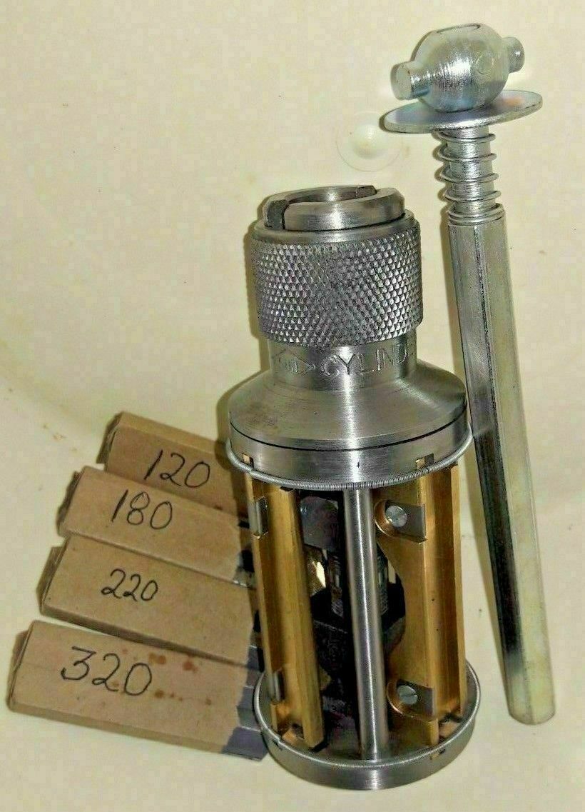 New Cylinder Engine Hone Kit 3-1/2″ To 6-1/2″ Honing Machine + 4 Set Of Stones