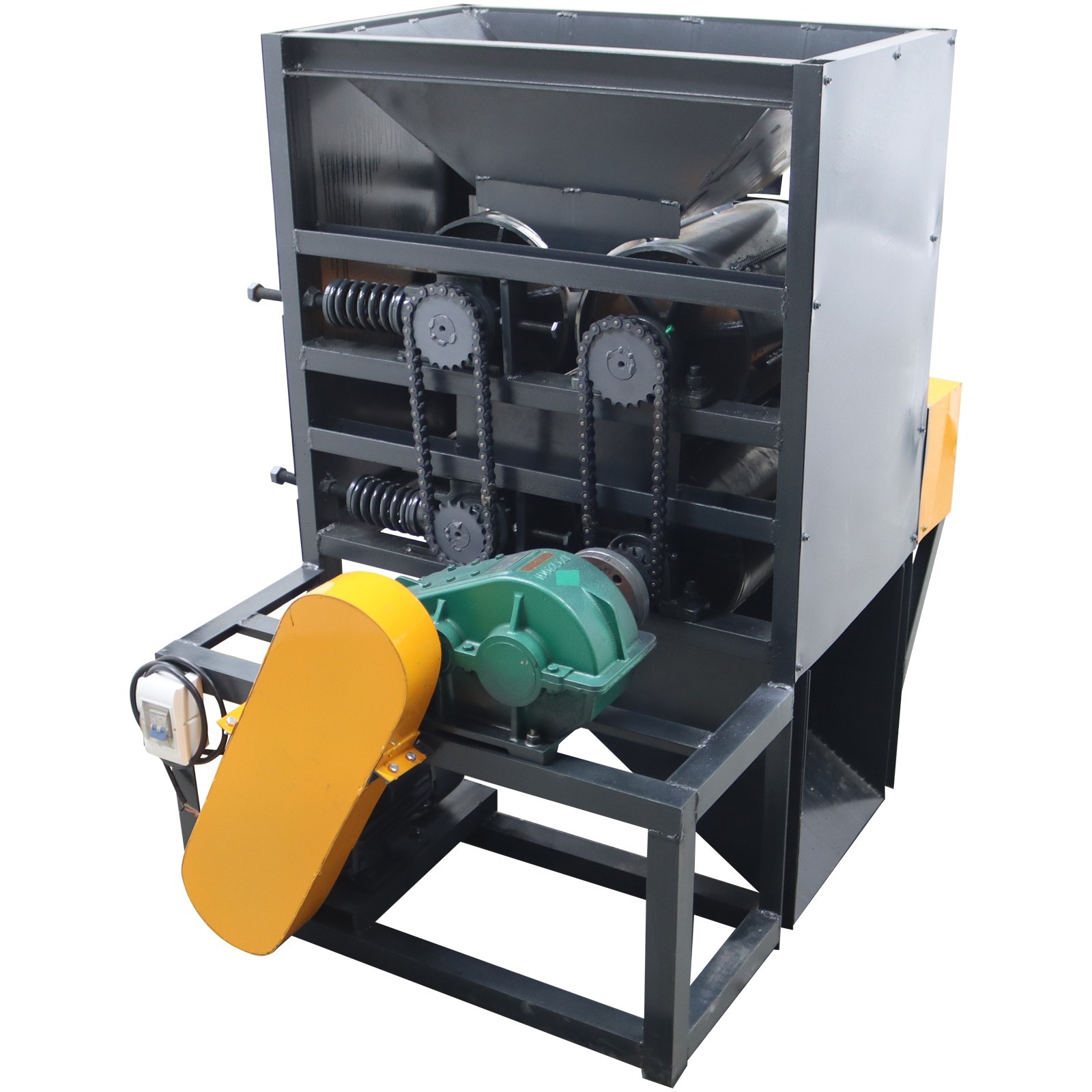 220V all-Aluminum Zip-Top Cans Flattening Machine Recycling Waste 80-120kg/h 4KW