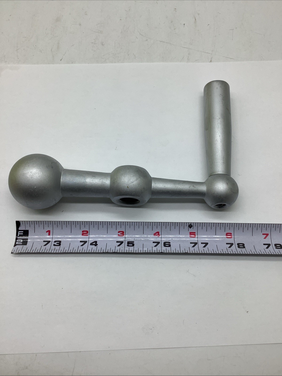 Lathe Ball Handle,Tri Ball Balanced, 365-06, 1 In Lot, 2568-J