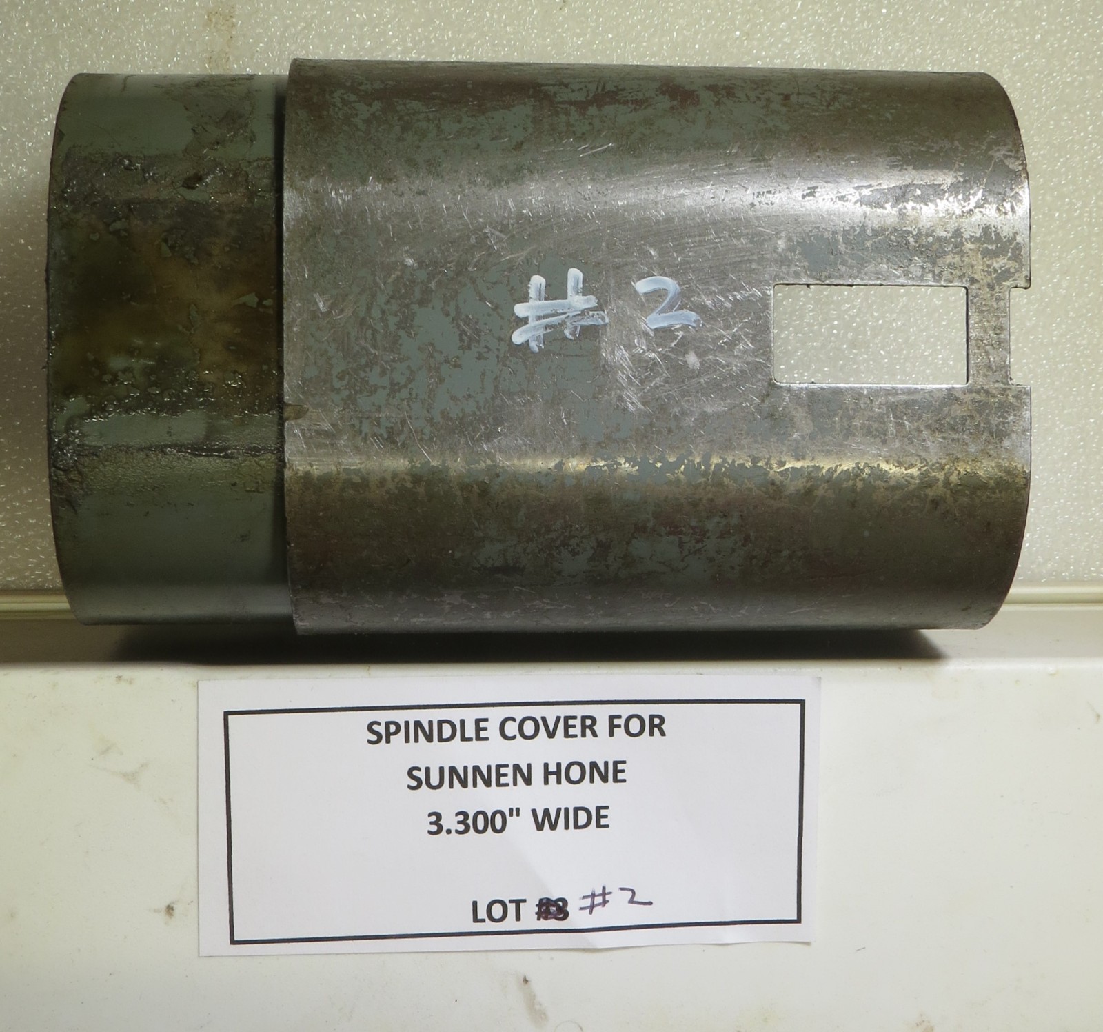 SUNNEN HONE SPINDLE GUARD – RECTANGULAR – 3.300″ WIDE – LOT #2