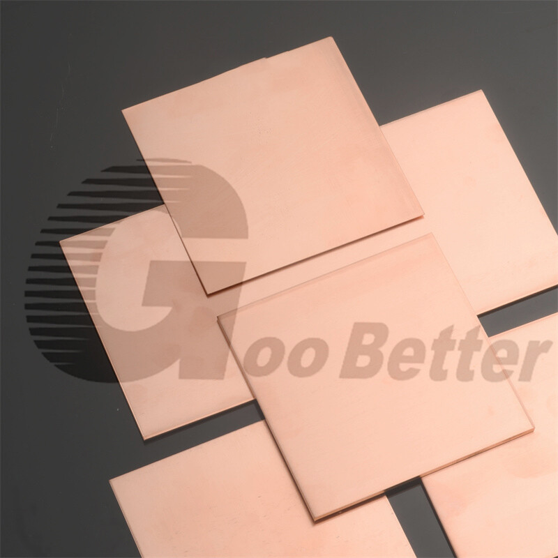 T2 Copper Sheet Plate Metal guillotine Offcuts 0.8mm to 10mm Thick Multiple Size