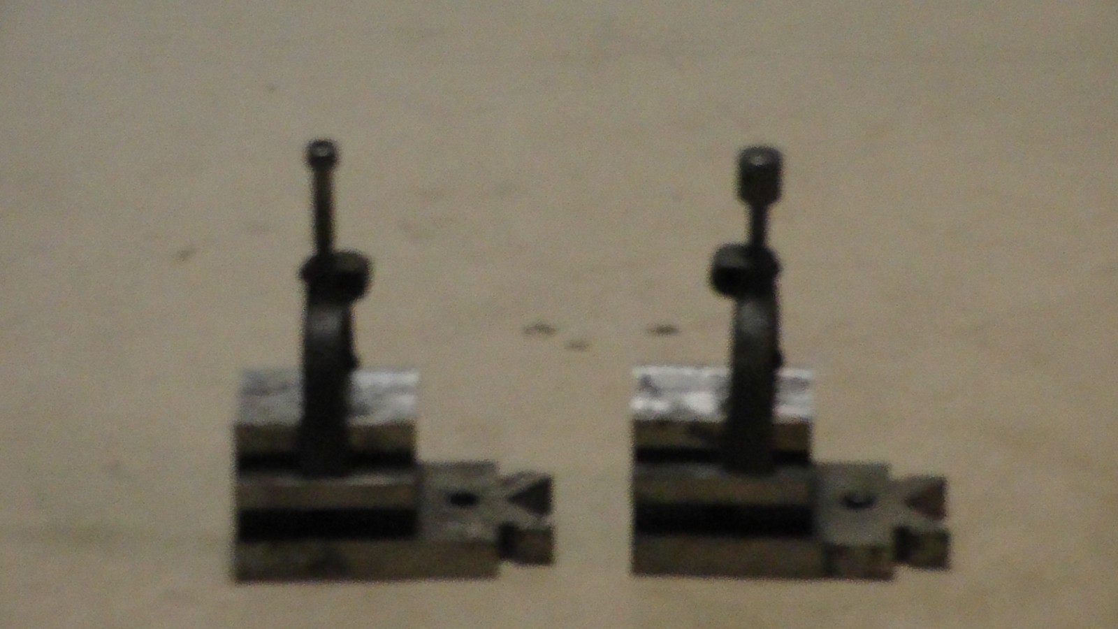 2x Unbranded V-Block and Clamp Set Tool Maker Machinist, Used