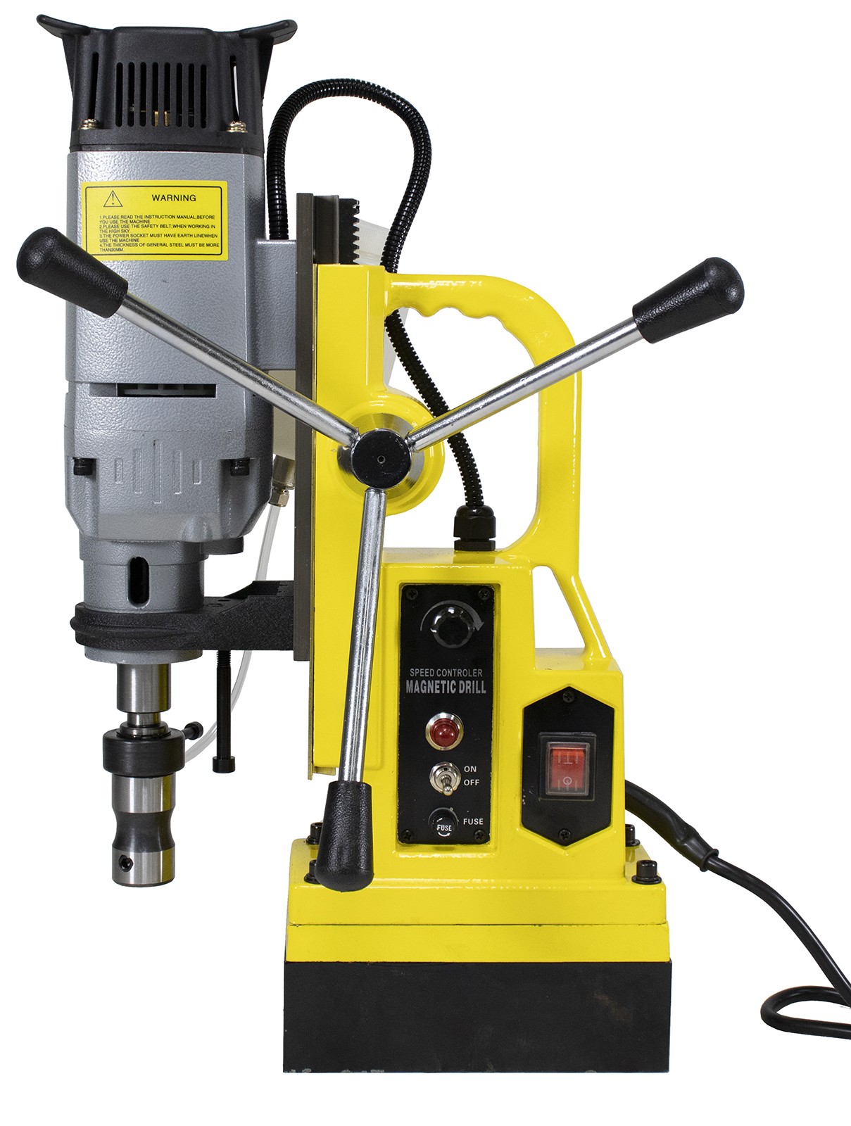 Steel Dragon Tools® MD45 Magnetic Drill Press with 7PC 1″ HSS Cutter Kit
