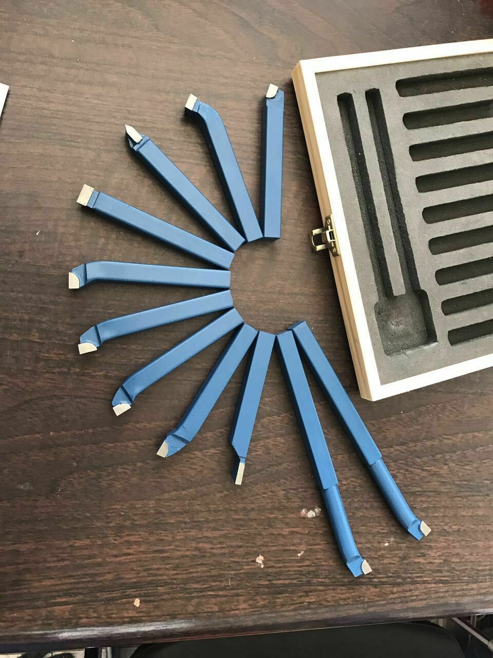 12x12mm Carbide Tip Tipped Cutter Tool Bit Cutting Set for Metal Lathe