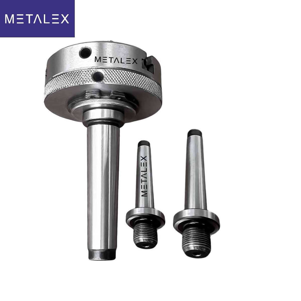 2-1/2″ 4 Jaw Self Centering Mini Small Baby Lathe Chuck Set MT1 MT2 & MT3 Arbors