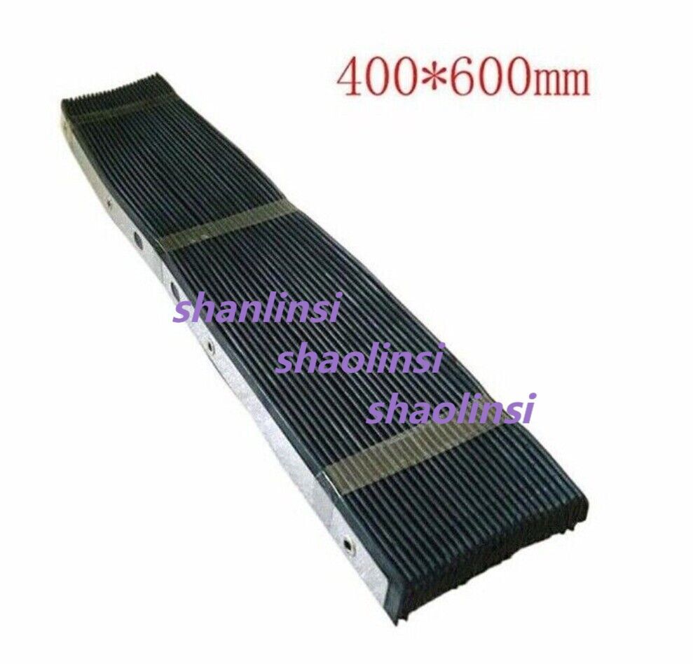 1PC CNC Milling Machine Part Accordion Type Way Mill Rubber Cover 400*600mm