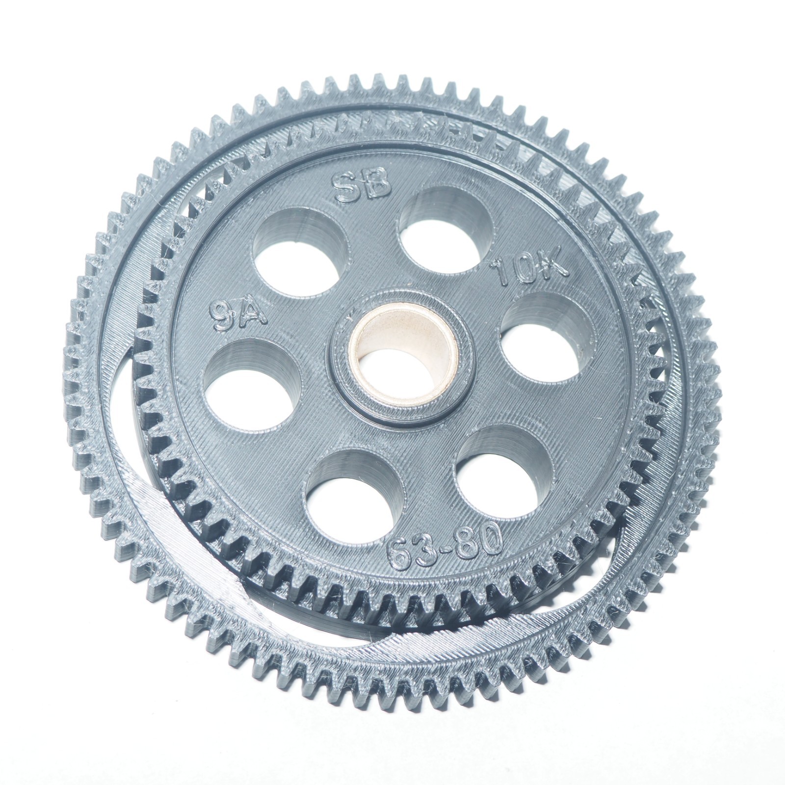 South Bend 9/10K Lathe 63/80 Metric Transposing Change Gear – 3D-Printed Nylon