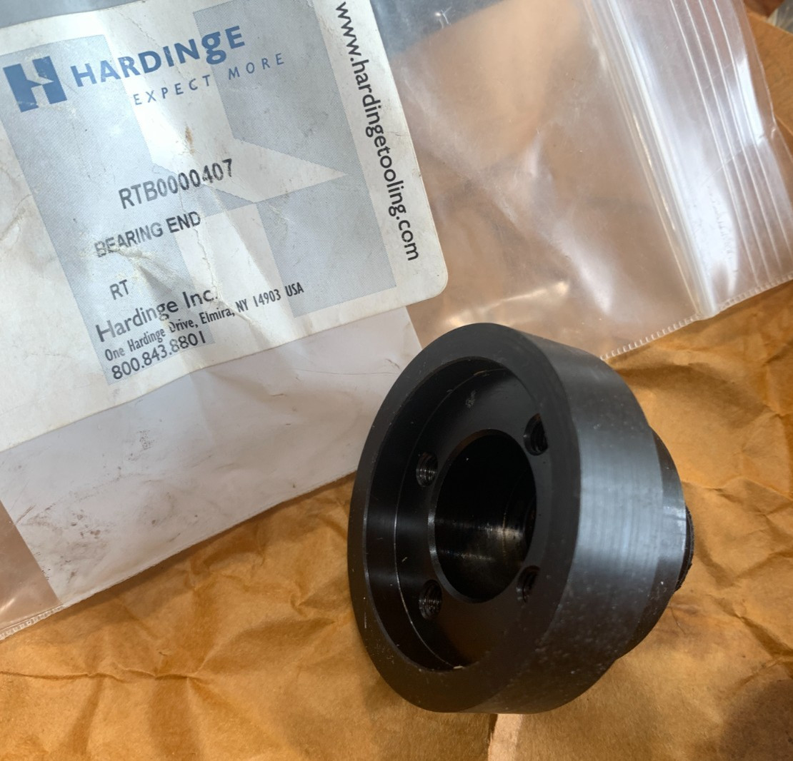 HARDINGE HLV LATHE END BEARING RTB0000407 for RADIUS TURNING ATTACHMENT NEW COND