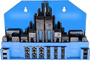 HFS 58 Pc Hold Down Clamp Clamping Set Kit Bridgeport Mill (3/4″ Slot 5/8″ Stud)