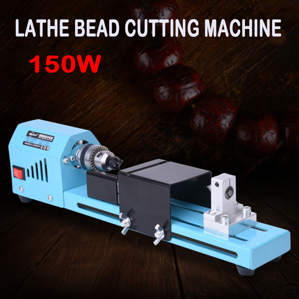 Small Mini Aluminum Alloy Lathe Polishing Machine Woodworking Cutting DIY Tools