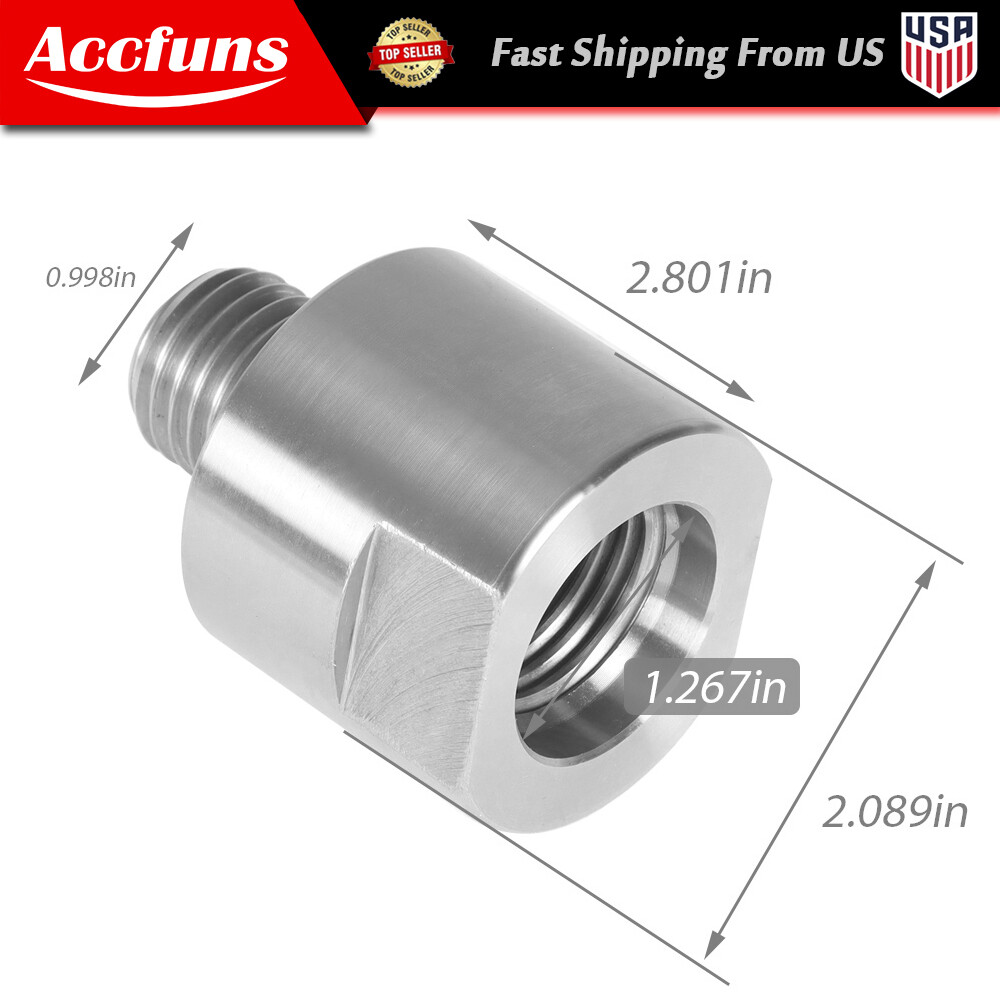 Woodworking Lathe Headstock Spindle Adapter 1-1/4″ x 8tpi To 1″ x 8tpi