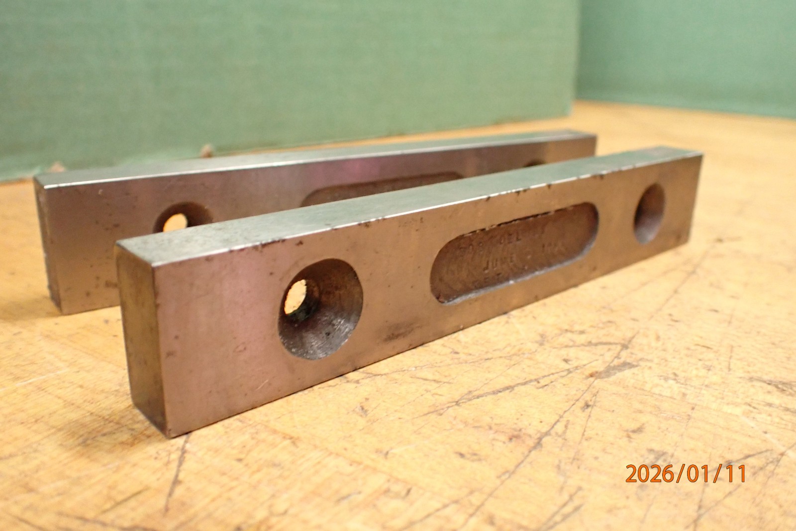 LOT R133: OLDER MACHINIST MADE PARALLEL BARS JIG FIXTURE SETUP TOOLING