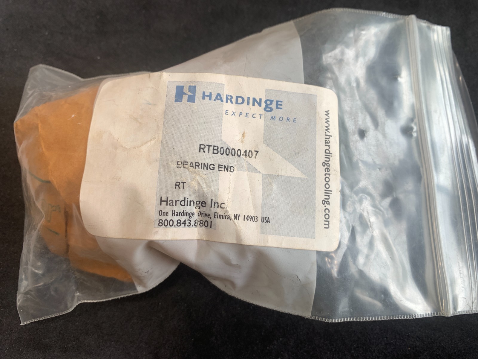 HARDINGE HLV LATHE END BEARING RTB0000407 for RADIUS TURNING ATTACHMENT NEW COND