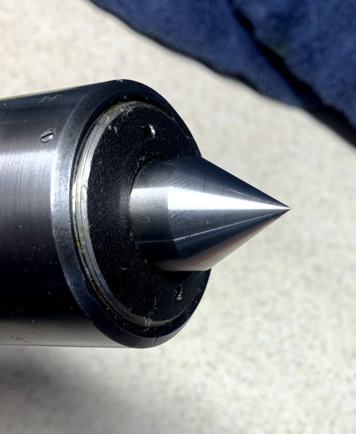 Machinist Lathe Tool: 3MT Live Center Triple Bearing Heavy Duty (NOS) Yugoslavia