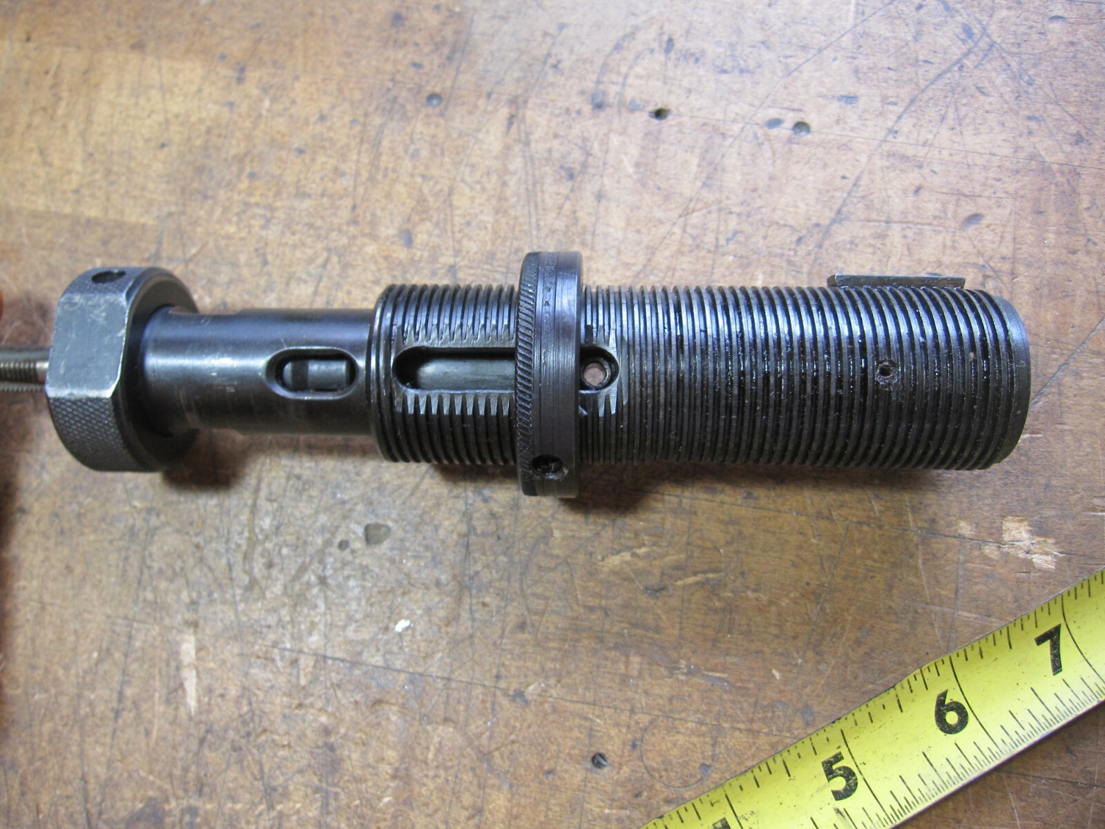 Scully Jones compress tension tap chuck 3/8″ lock & eject collet 1-3/8-12 shank
