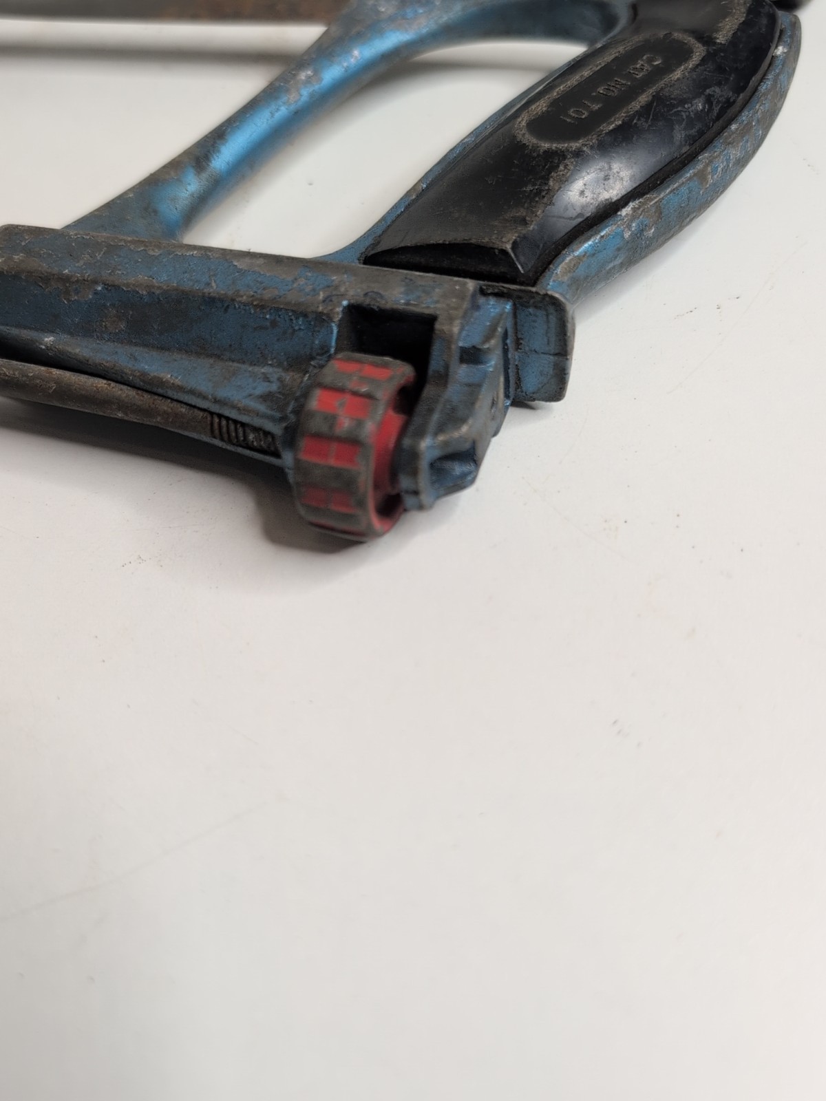 M Klein & Sons Hacksaw Cat No 701 Blue Made in USA Metal Cutting Saw